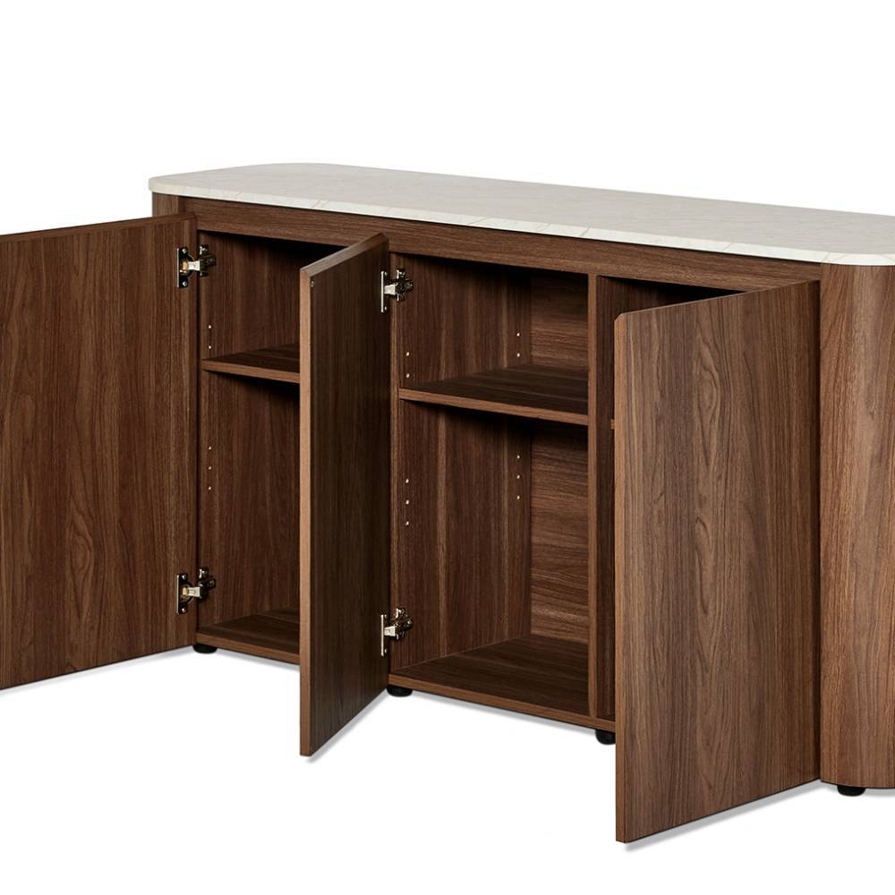 Sideboard in Walnuss Holzoptik - Rondja