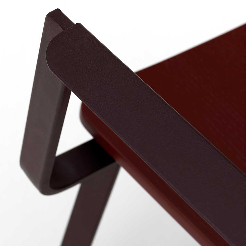 Armlehnen Design-Stühle in Violett - Alamagan (4er Set)