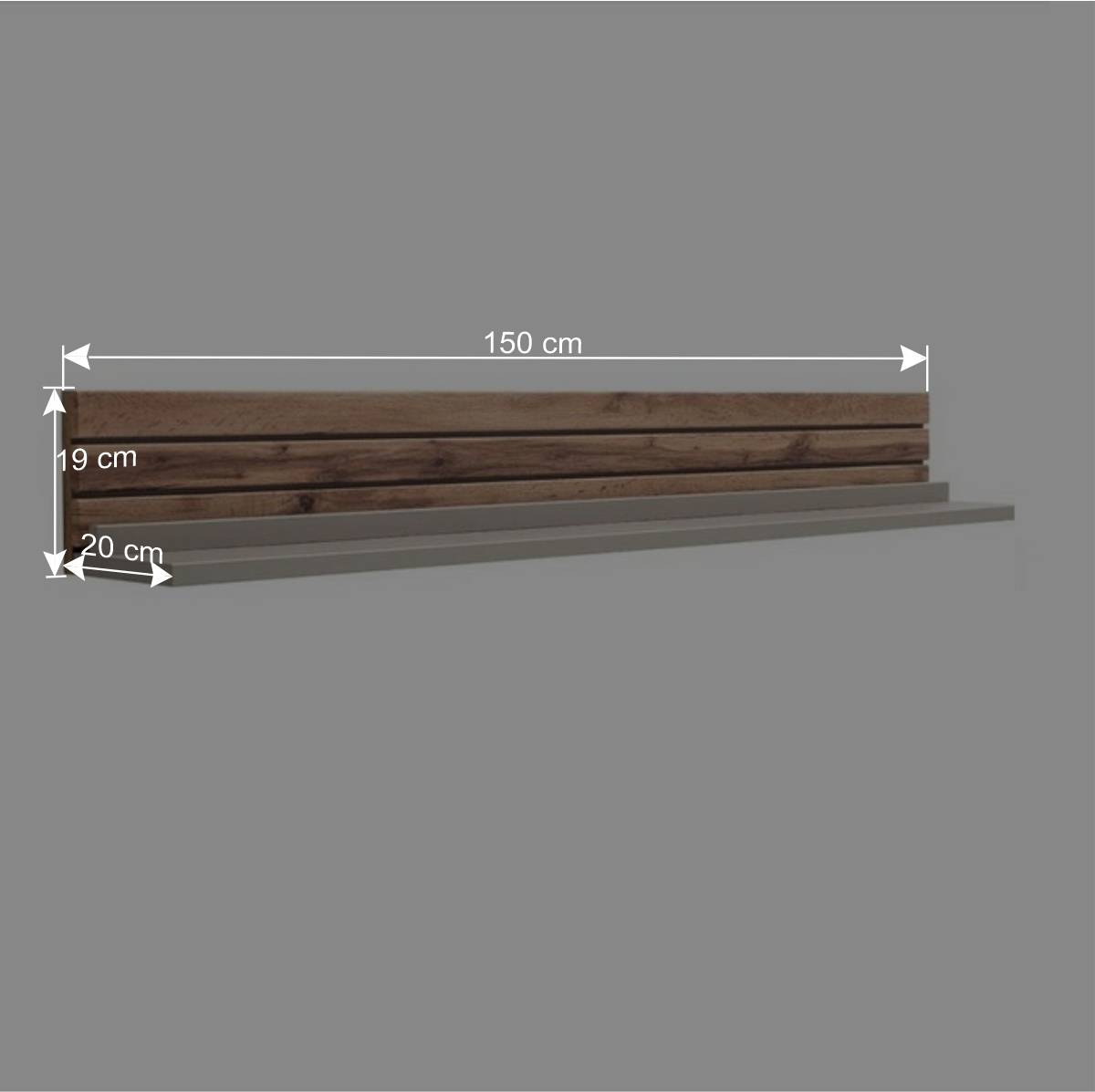Wandboard mit LED Beleuchtung - Teorina