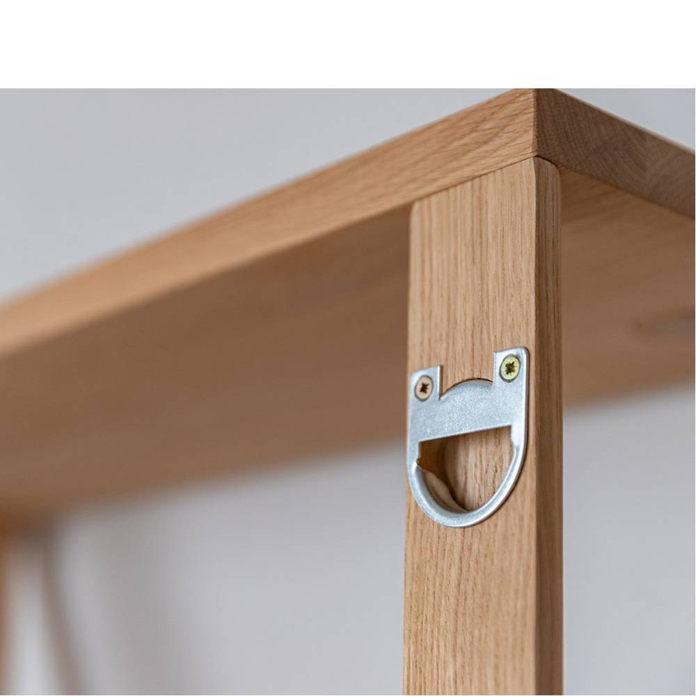 83cm Hängegarderobe in Eiche Natur - Maaria
