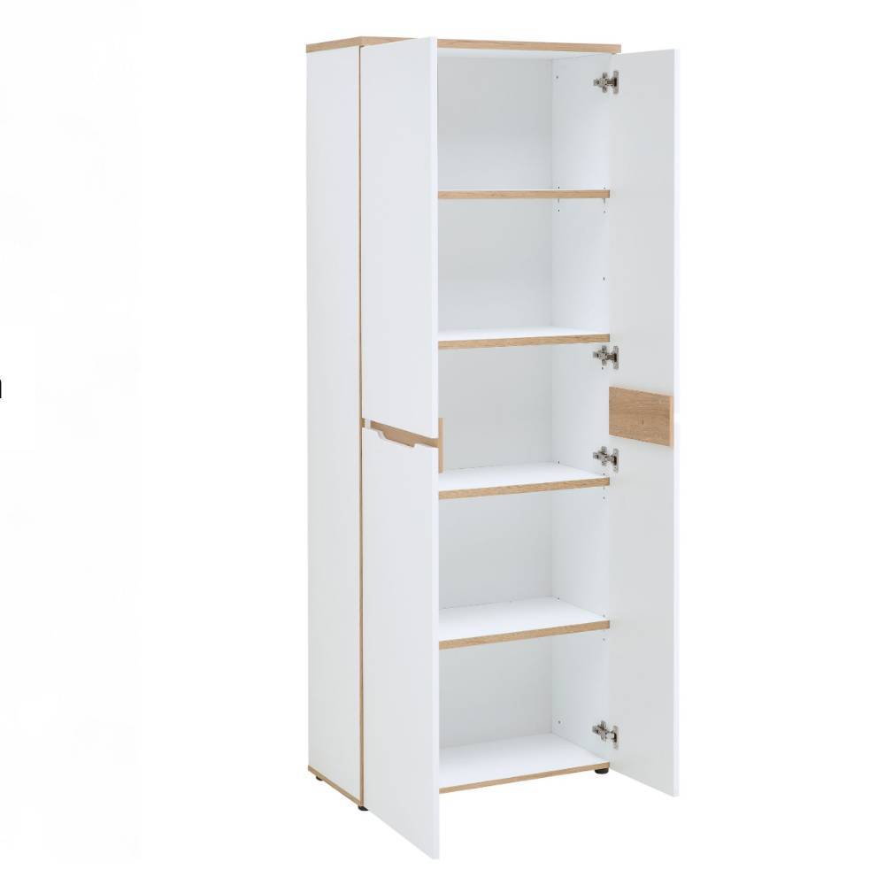 2-türiger Officeschrank in Weiß - Anesto