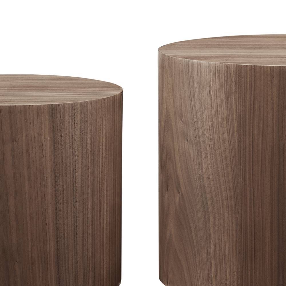 Sofatisch Duo mit Walnuss Furnier - Lajasa (zweiteilig)