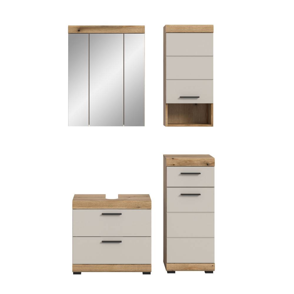 Badezimmerset mit MDF-Fronten - Casserra I (vierteilig)