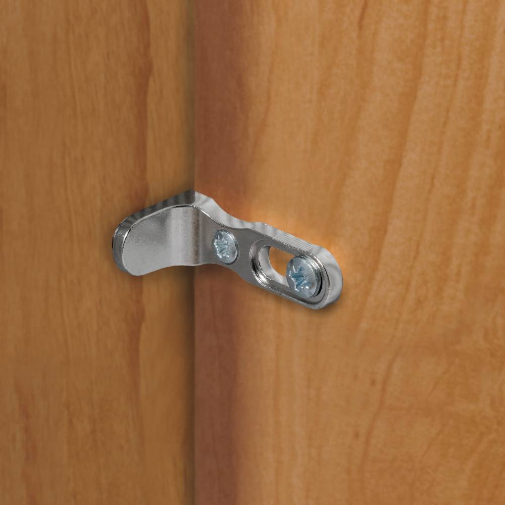 3-türiger Kleiderschrank mit weißer Glasfront - Crucav