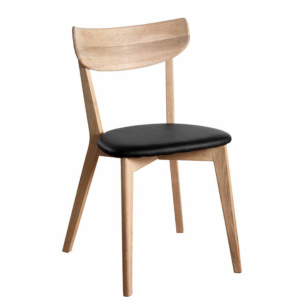 Stuhl aus geseiftem Eichenholz - Losiamos (2er Set)