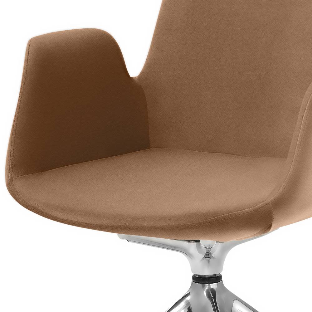 Esszimmer-Tischsessel in Hellbraun - Liverpool