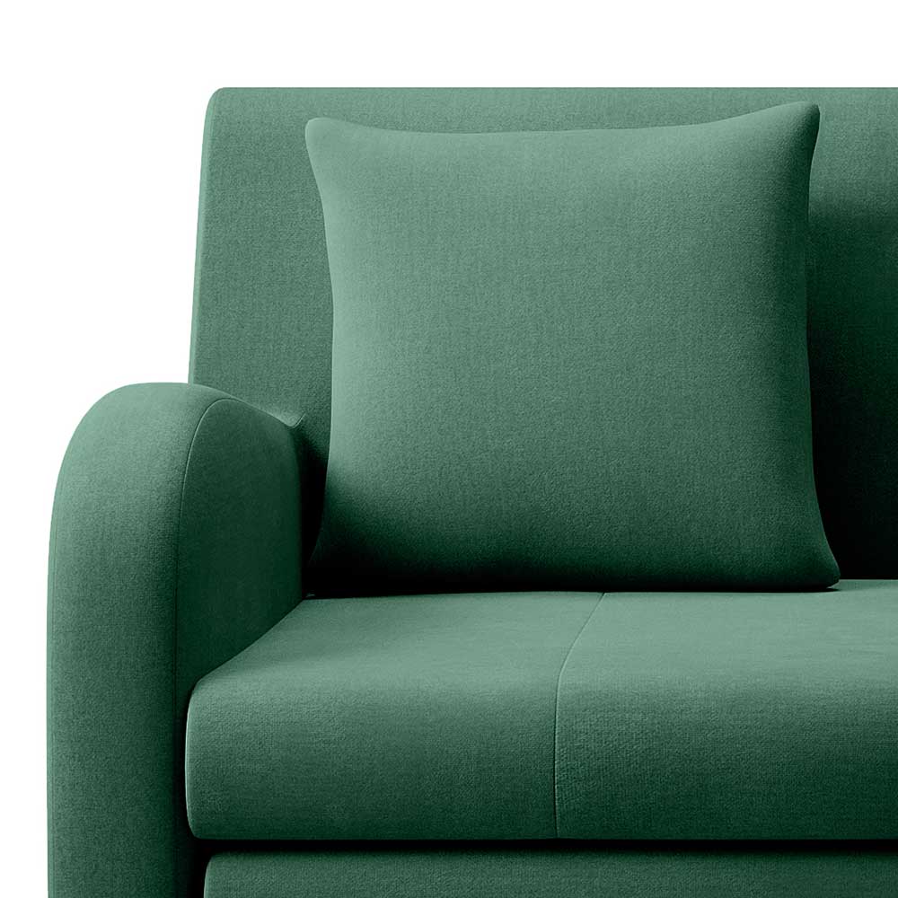 Grünes Schlafsofa mit Veloursbezug - Vigretta