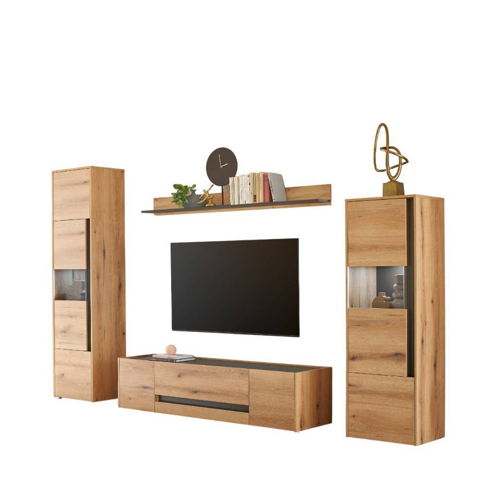 TV Wohnwand Möbel Set - Colomania (vierteilig)
