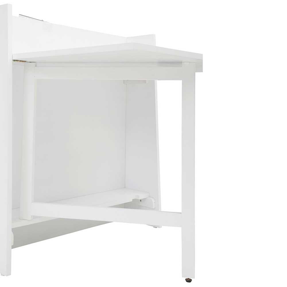 Klapptisch in Weiß mit rechteckiger Tischplatte - Guzino