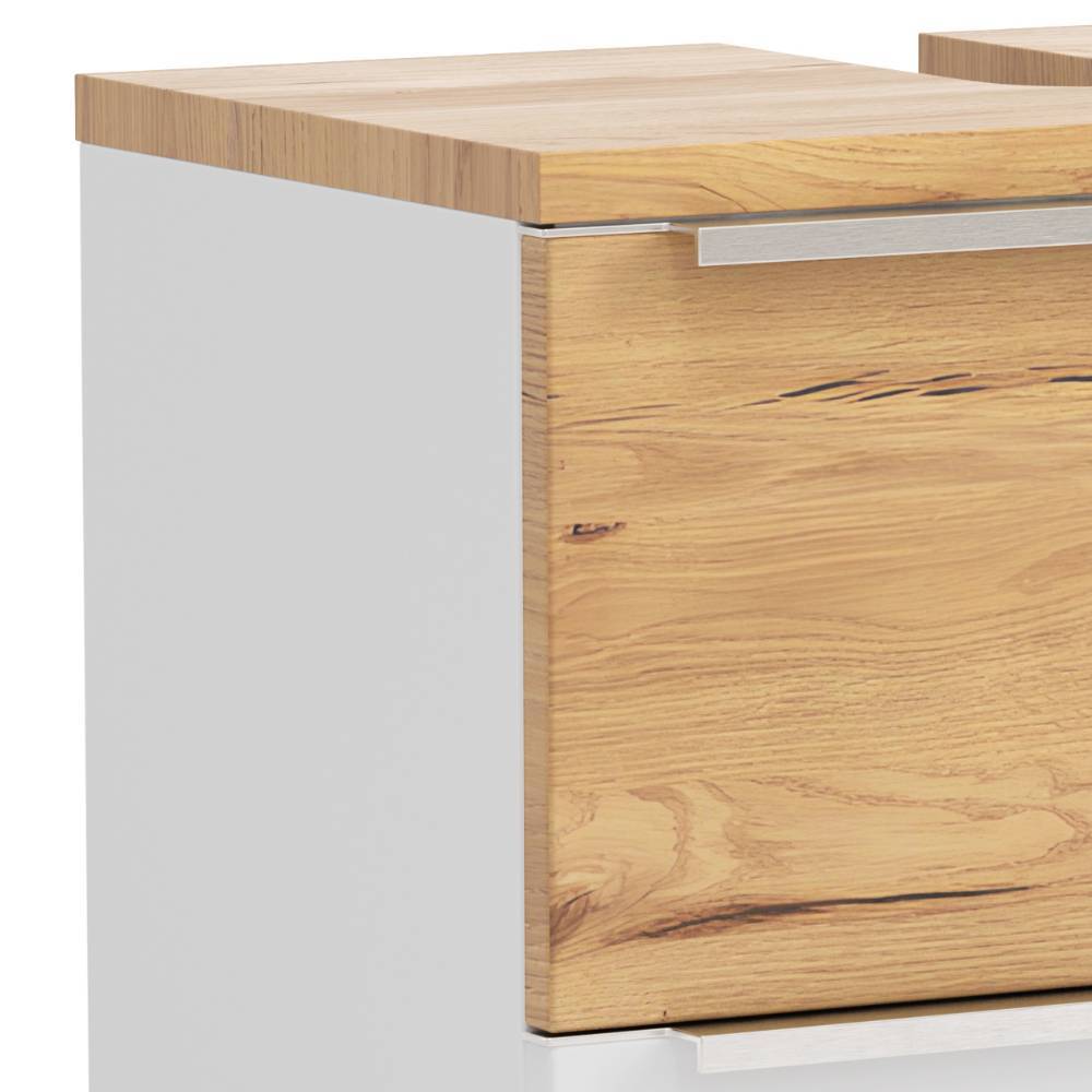 Waschbeckenschrank & Spiegelschrank Set - Yvonja (zweiteilig)
