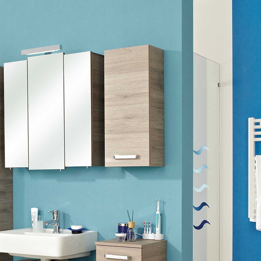 Badezimmer Oberschrank in Holzoptik - Lemi