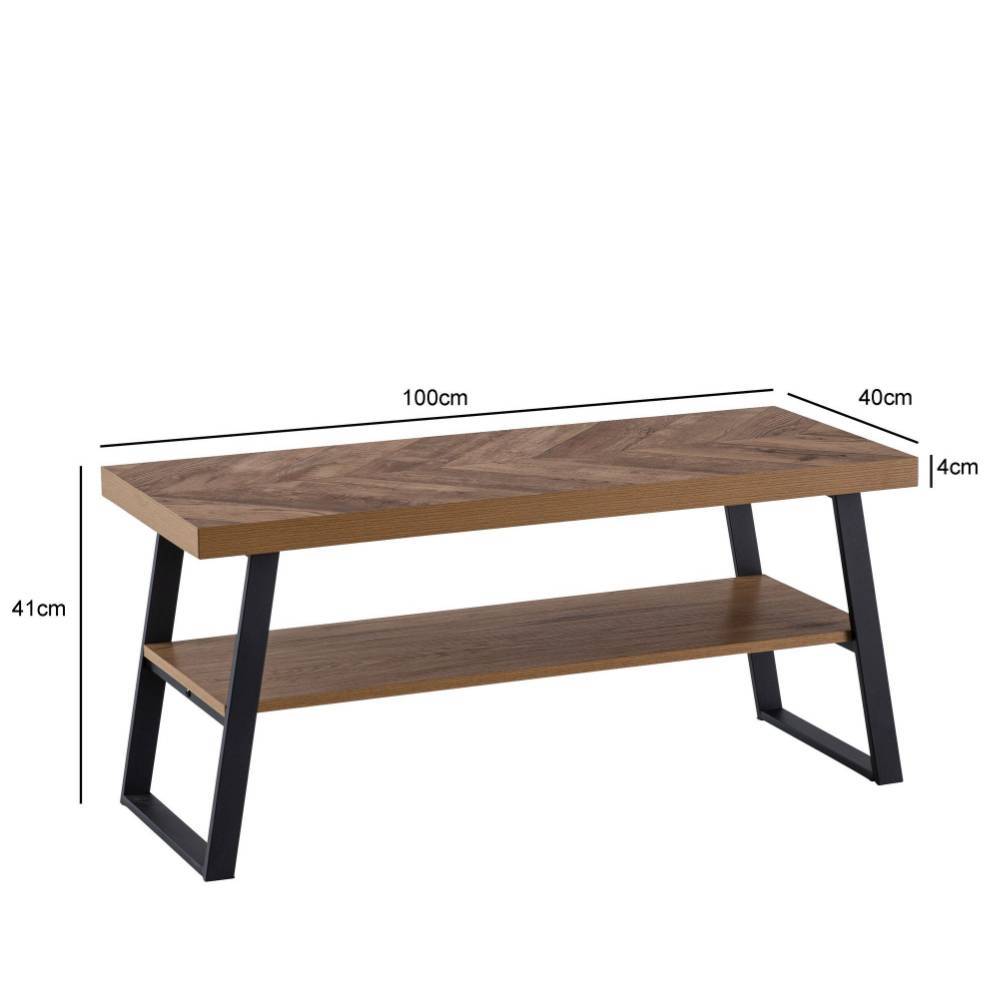 Design-Couchtisch mit 40 cm Tiefe - Clona
