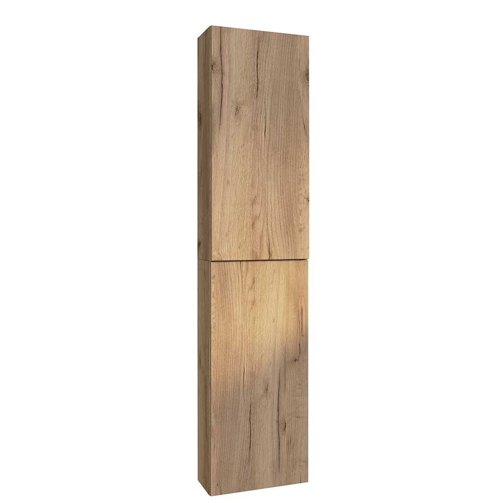 Holzdekor Badezimmermöbel Set modern - Yulmatro (dreiteilig)