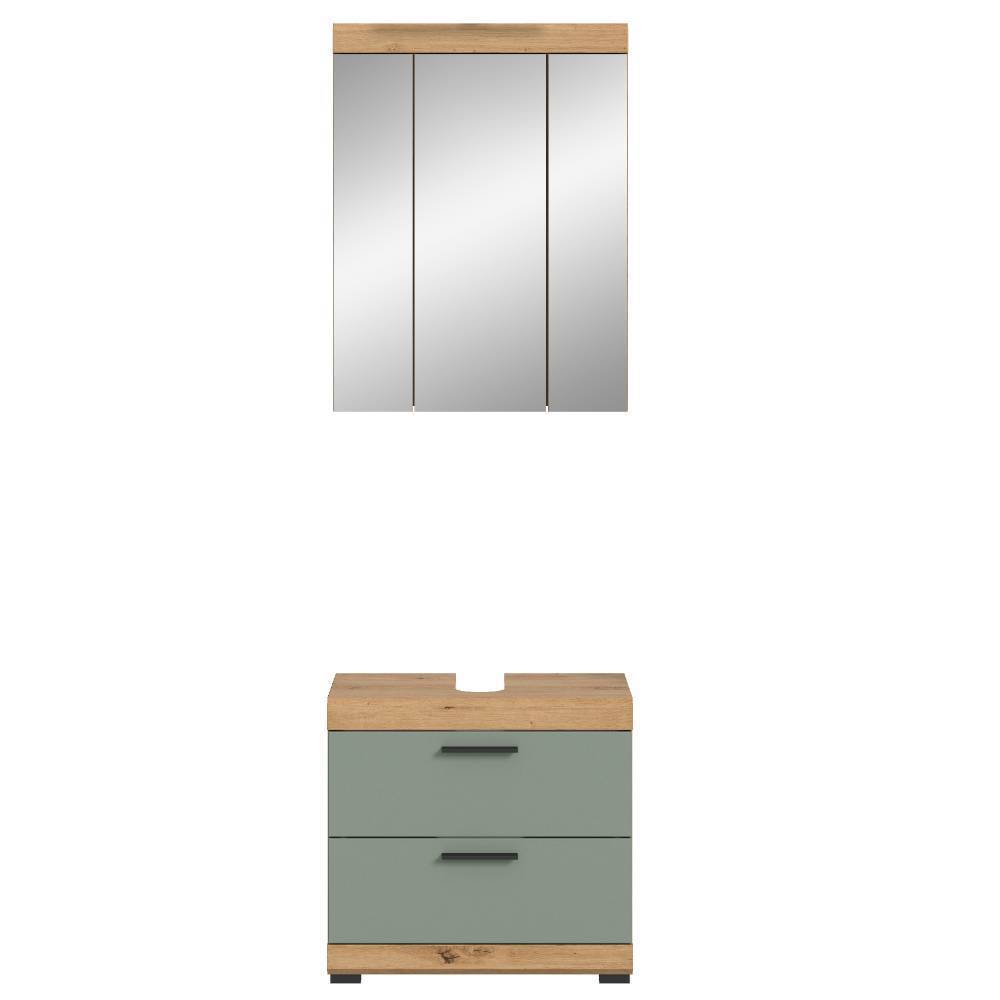 Badezimmer Waschplatz Set - Tamdato (zweiteilig)