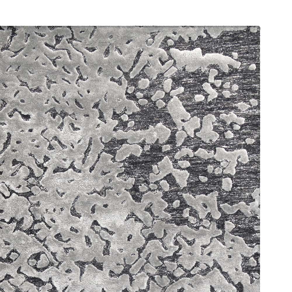 Materialmix Teppich mit Hoch Tief Struktur - Catalonia