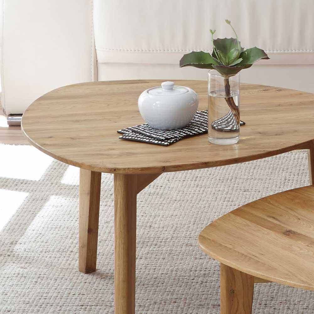 Couchtisch Trio in Wankel Design - Baltra (dreiteilig)