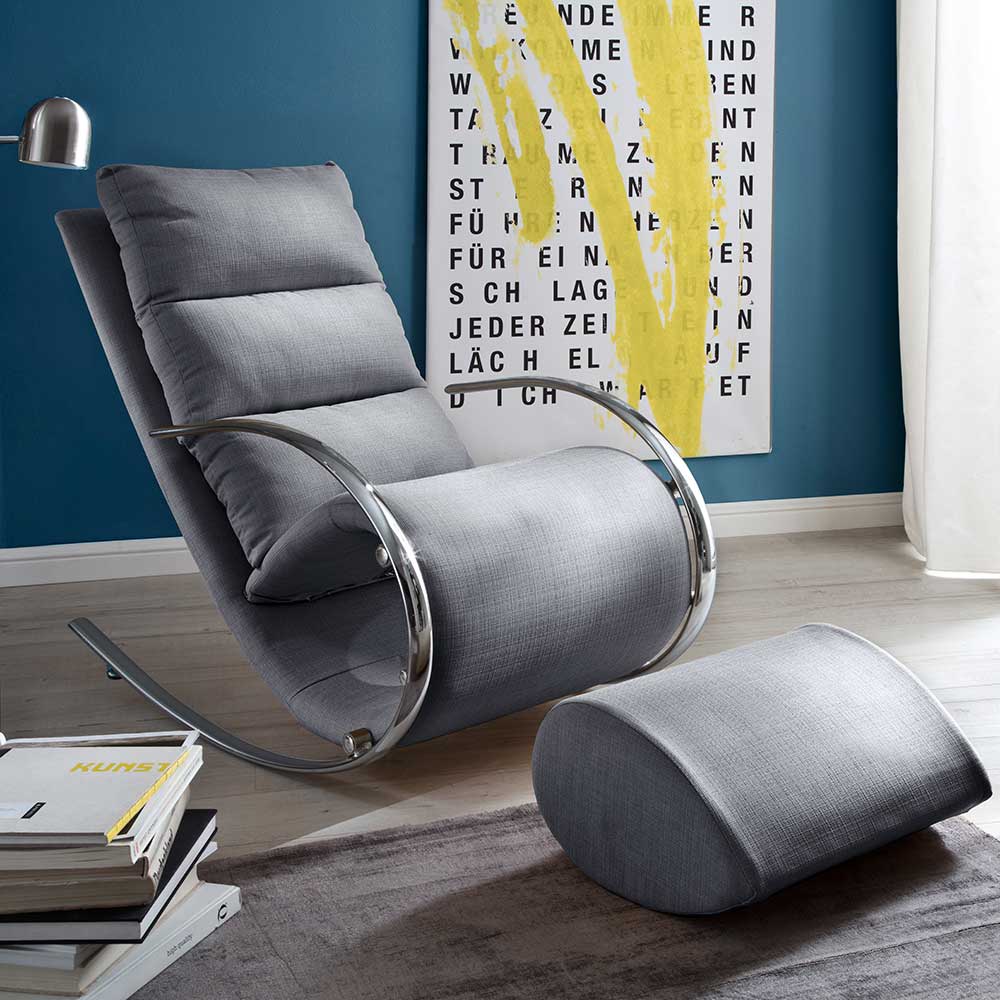 Design Sessel mit Schaukelfunktion - Losandas (zweiteilig)