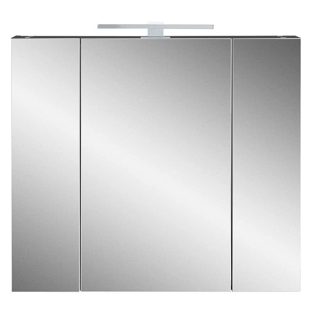 Bad Spiegelschrank mit LED 3-türig - Dolida
