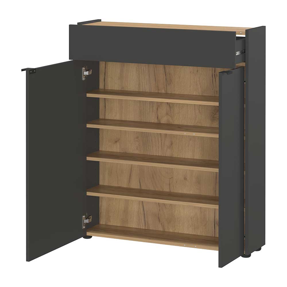 Flurschrank und Spiegel Set - Sidgarus (zweiteilig)