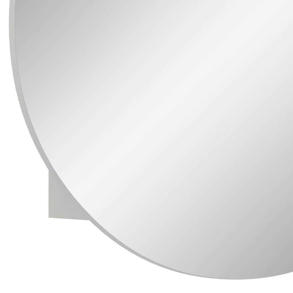 Runder Spiegelschrank in Weiß - Benedict