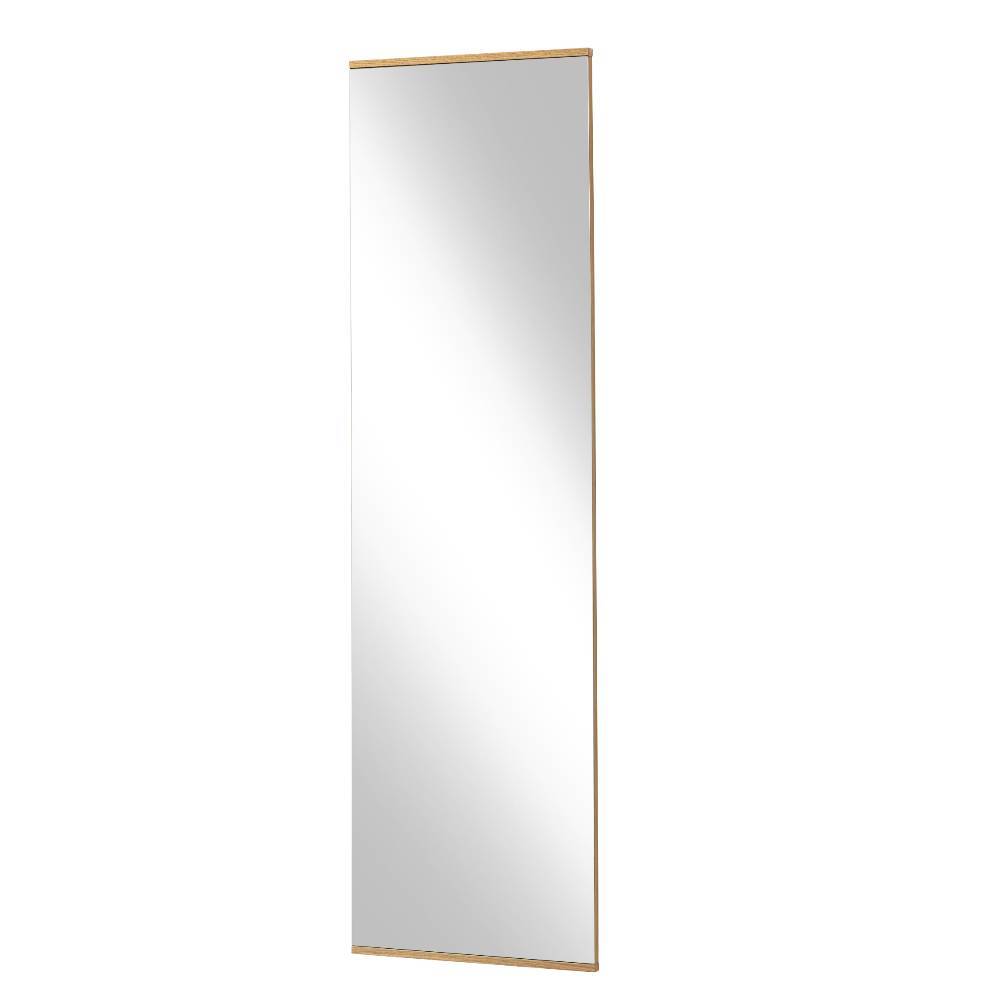 Schmaler Ganzkörperspiegel 41x140cm mit robustem Rahmen aus Balkeneiche – Saniela