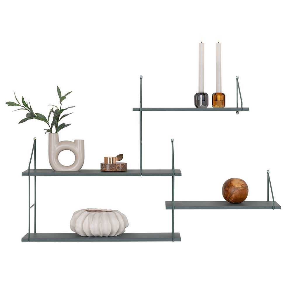 Design Hängerregal mit vier Böden - Asiatino