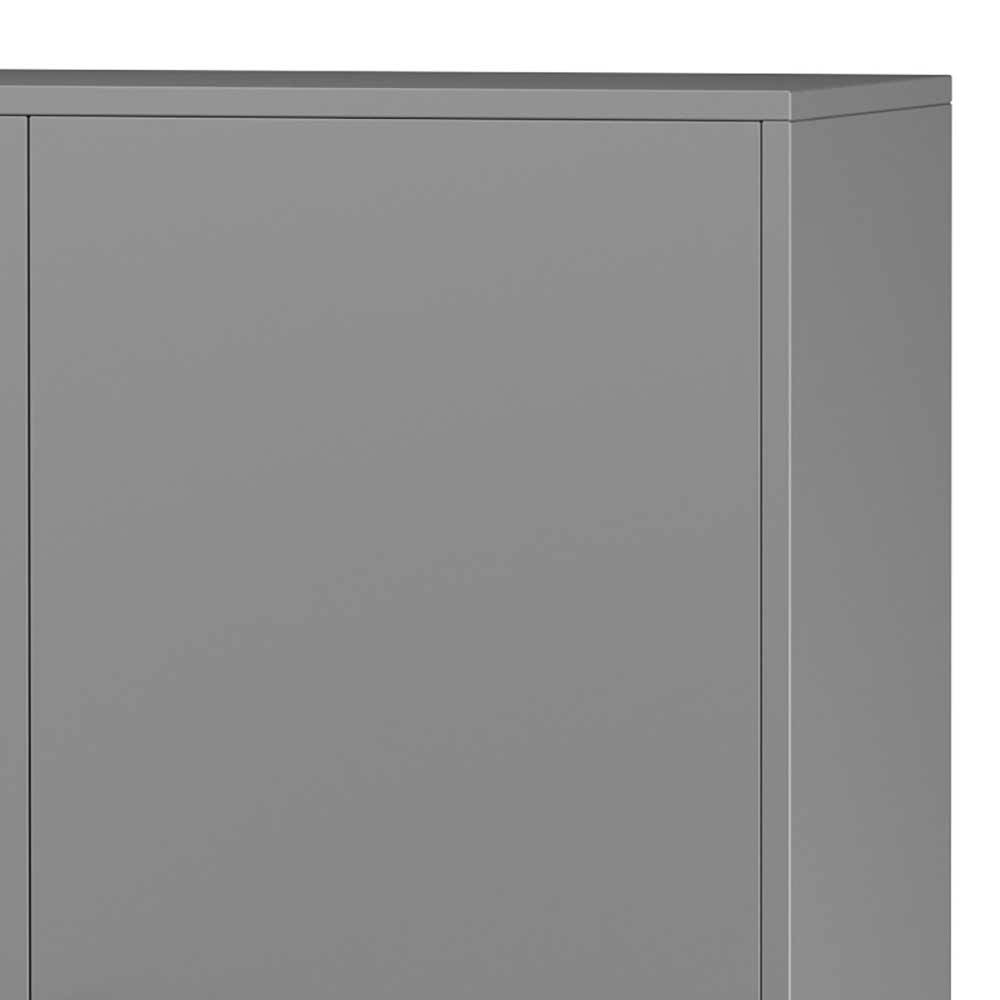 Highboard in Grau mit Schwarz - Lagista