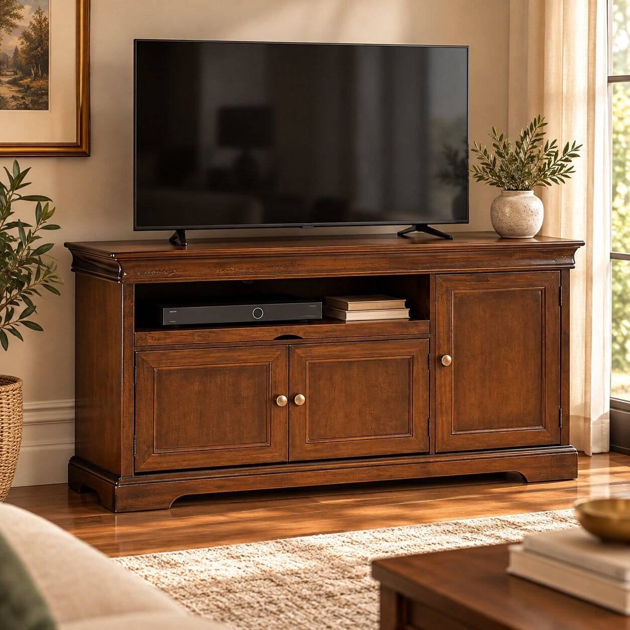 TV Unterschrank im klassischen Stil - Lemerzi