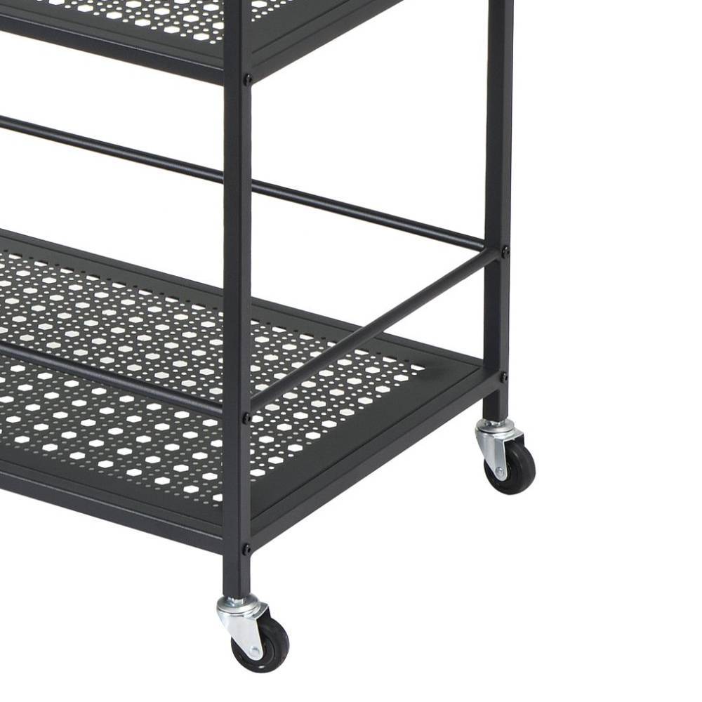 Design-Küchenwagen in Schwarz - Panfreda