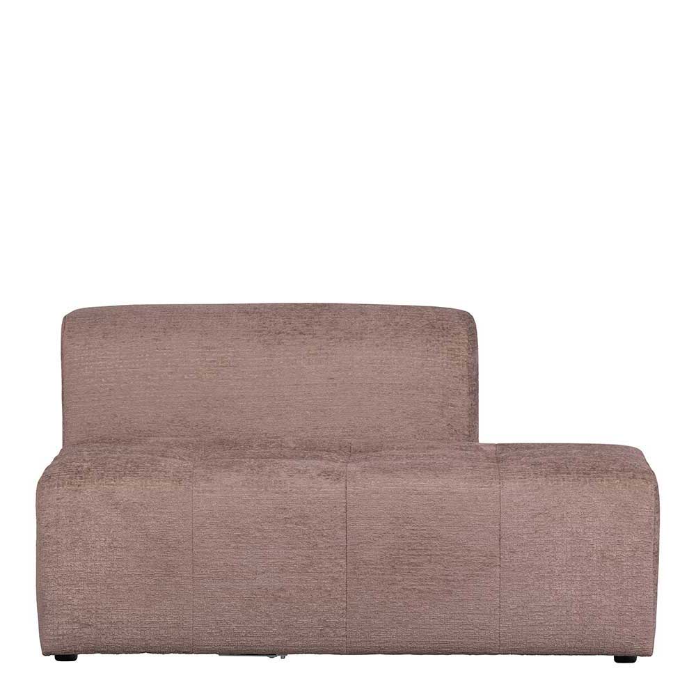 Modul Sofa Element in Nude Samtstoff - Hairos