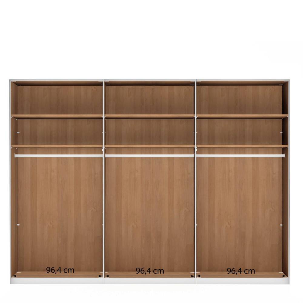 216 cm hoher Schrank mit sechs Türen - Murray