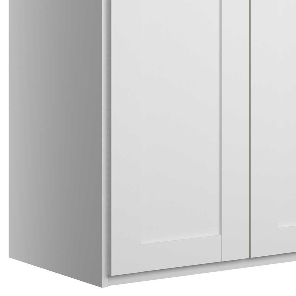 Schlafzimmer Kleiderschrank in Weiß 4-türig - Flinn