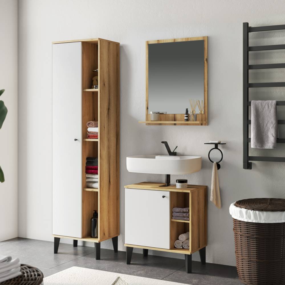 Badezimmermöbel Set modern - Naviron (dreiteilig)
