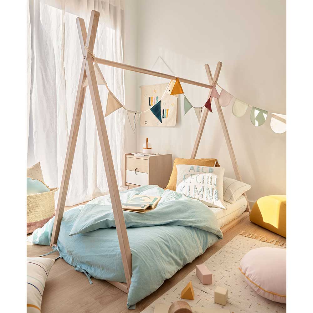 Bodenbett Zeltbett für Kinder 70x140 cm - Rapidi