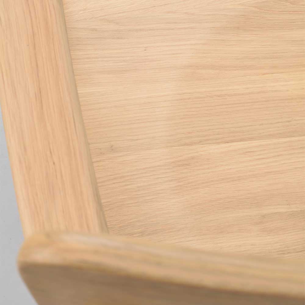 Retro Massivholzstuhl mit Armlehnen - Clarford