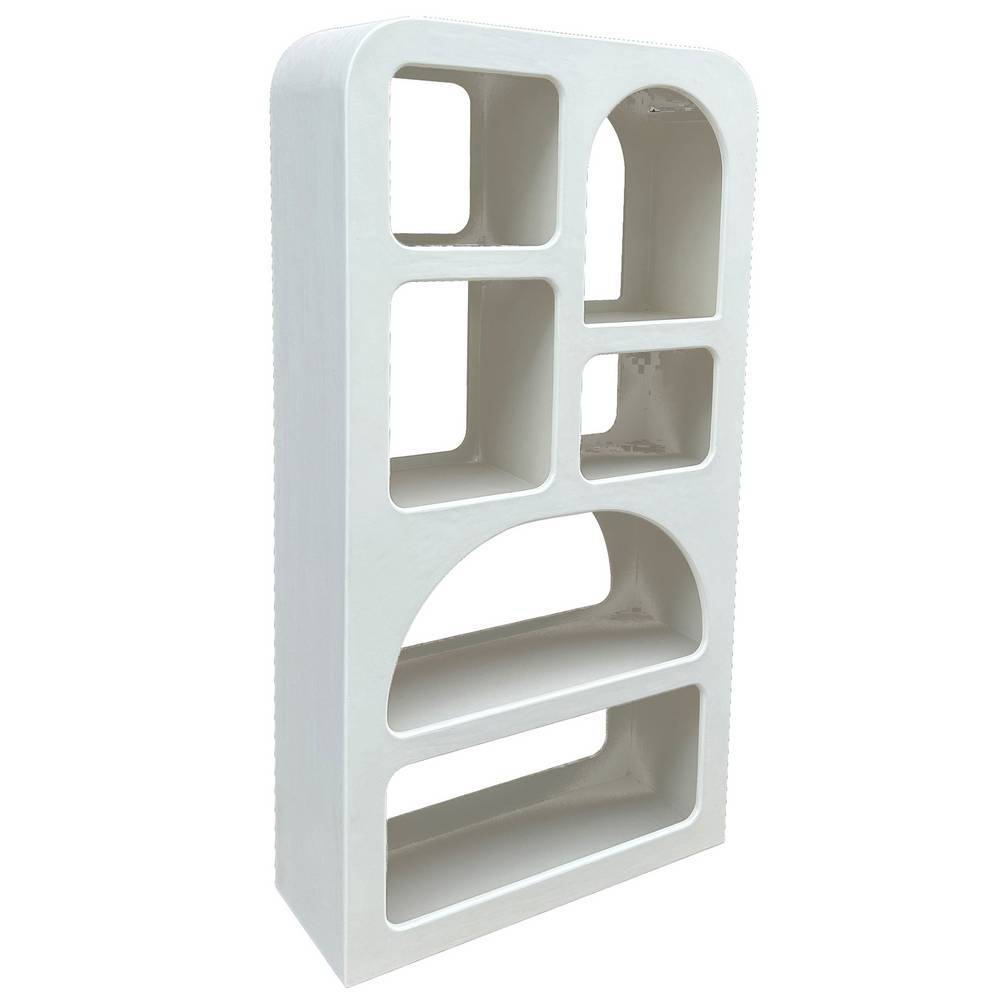 Design-Standregal in Naturweiß - Usilvea