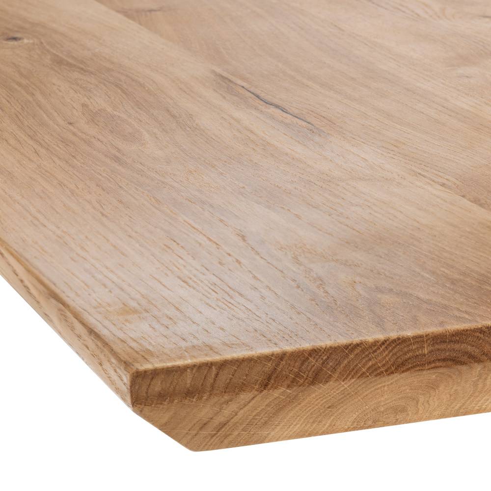 Massivholz-Designtisch aus Wildeiche - Mineva