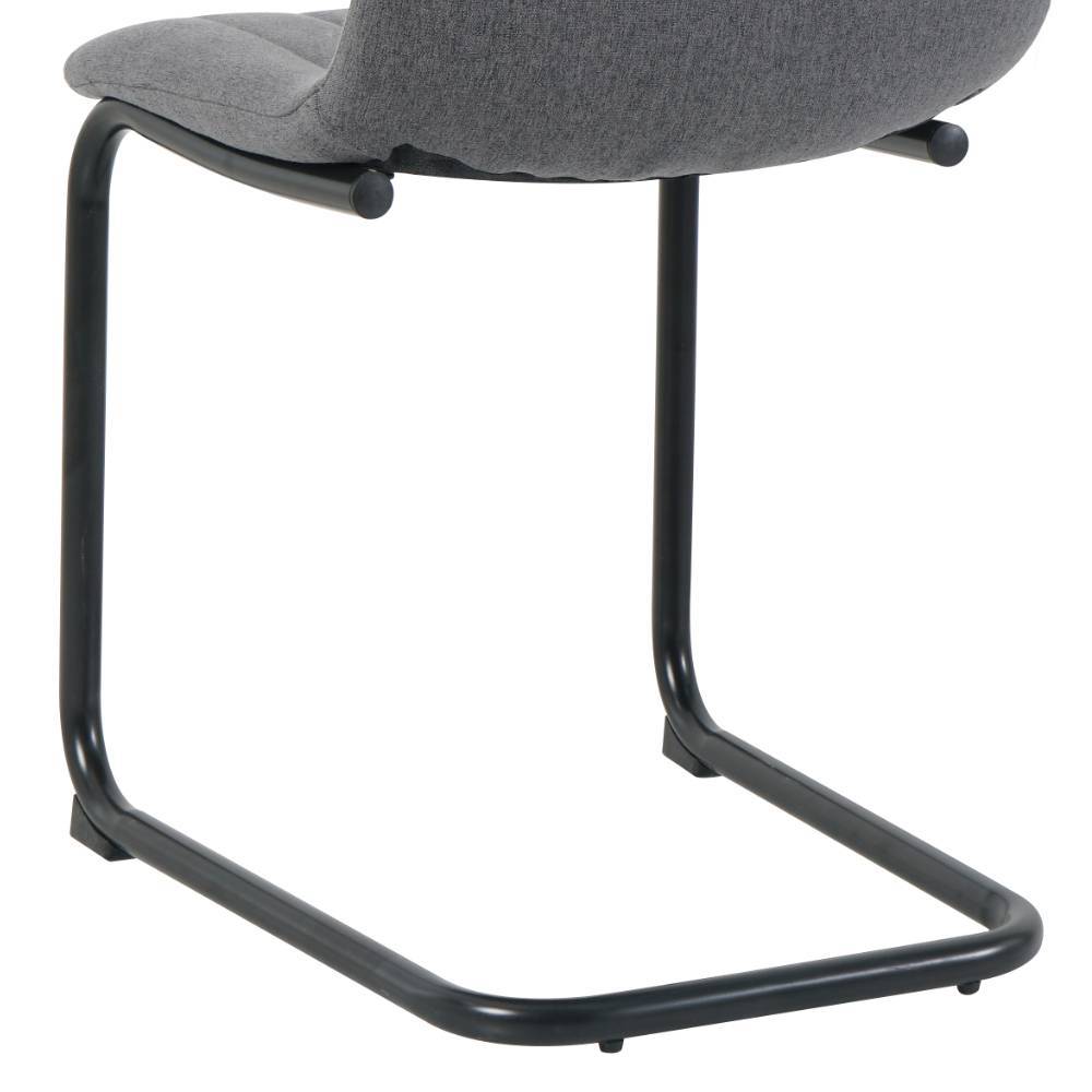 Freischwinger Stuhl in Grau - Novumsa (2er Set)