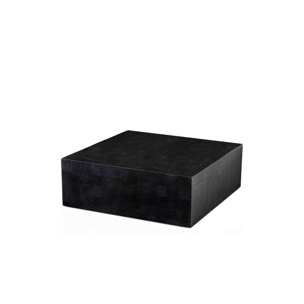 Stein Couchtisch Luvega in Schwarz