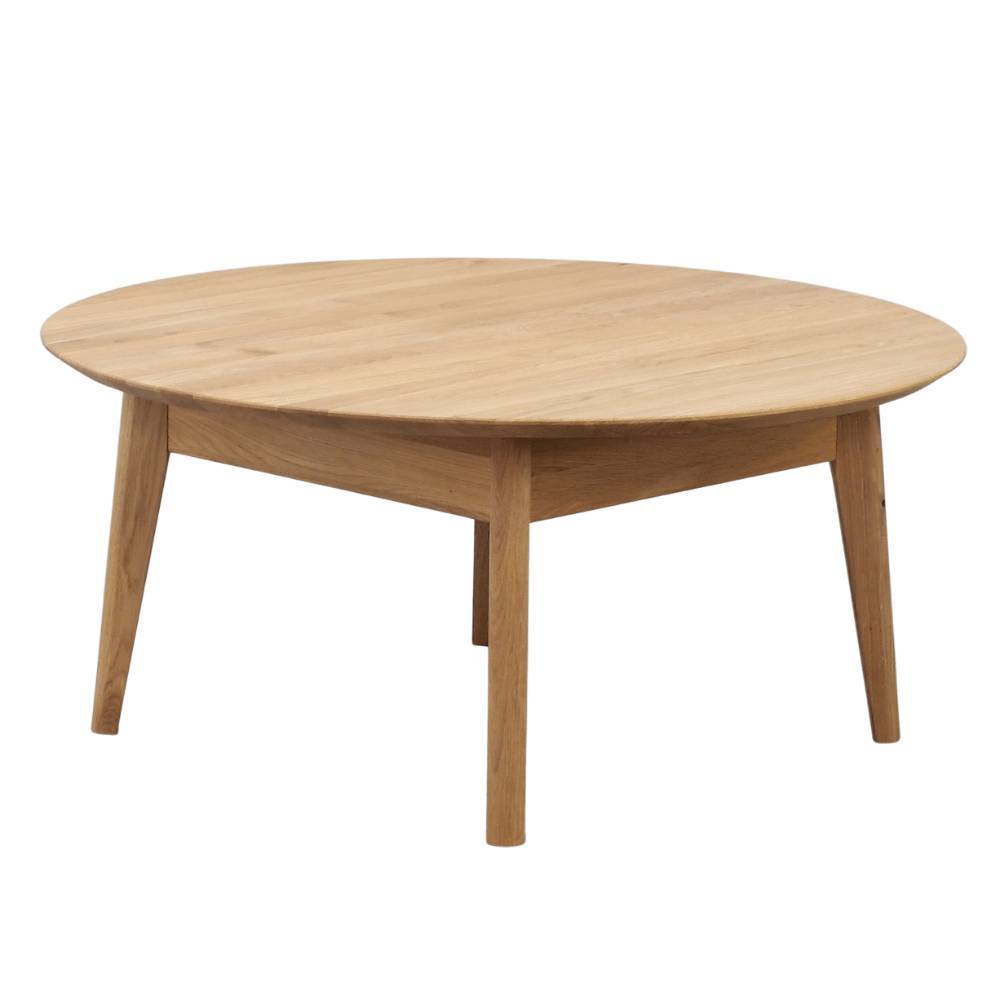 Runder Couchtisch aus Eichenholz - Mona