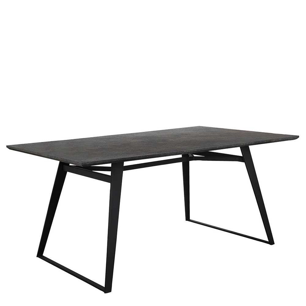 Design Esstisch in Graubraun - Losvonos
