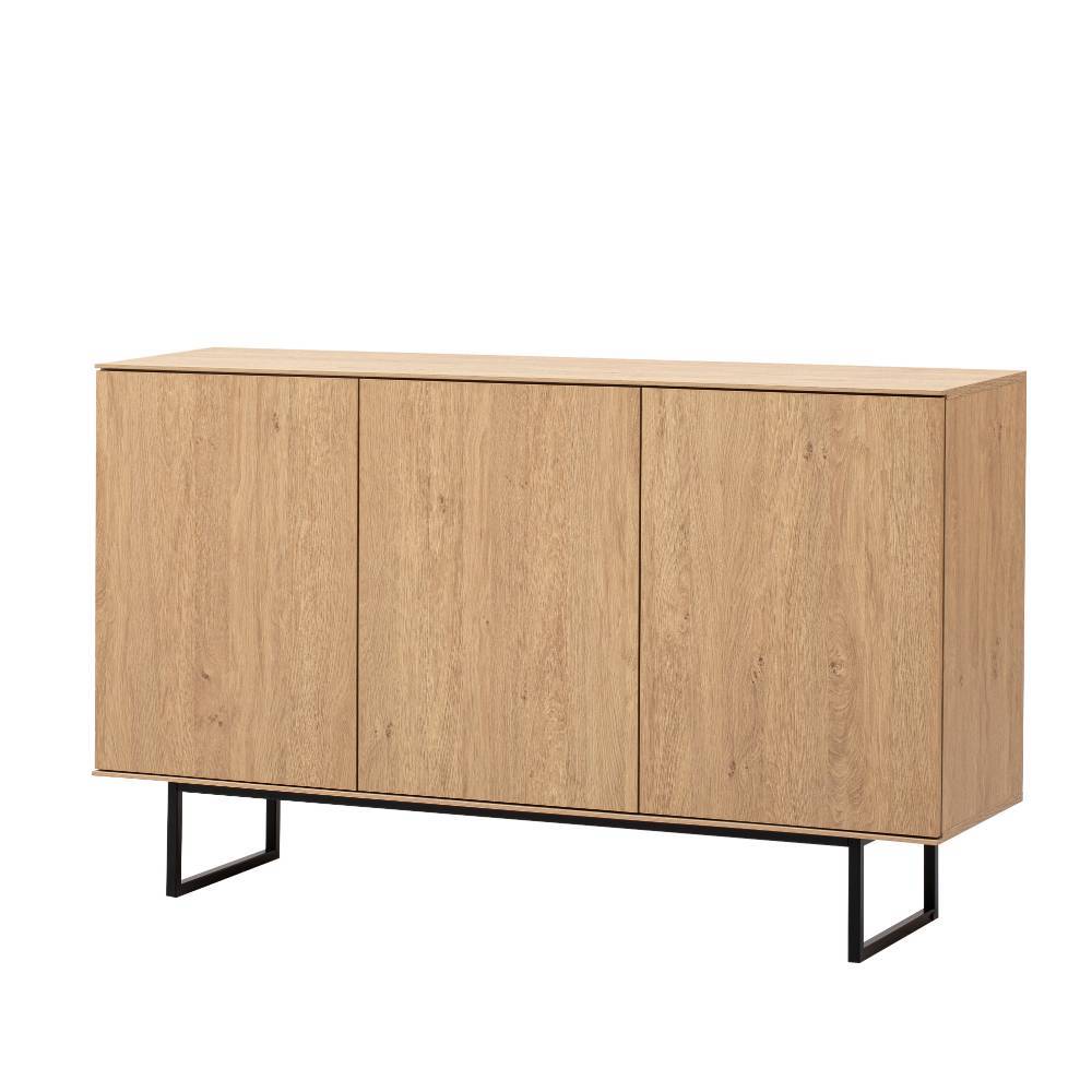 3-türiges Sideboard in Eiche Stone - Jaskin