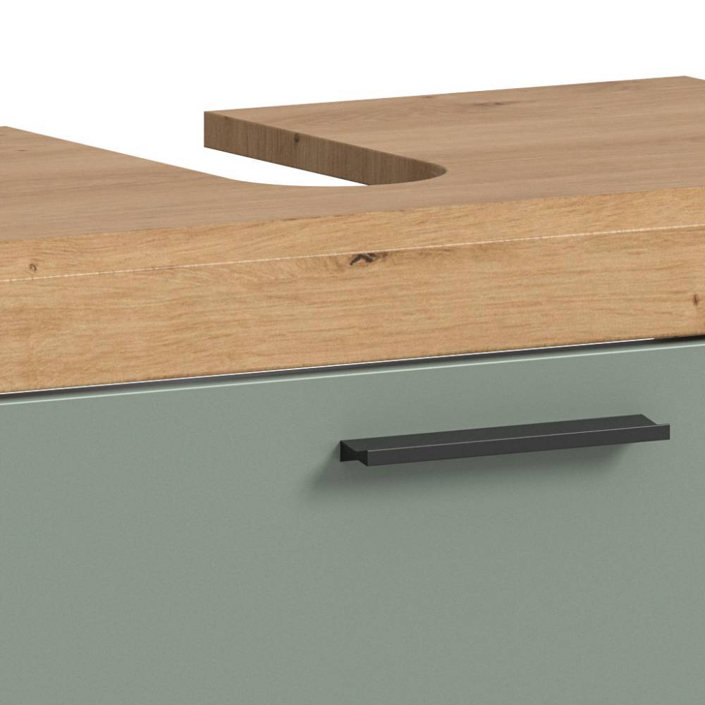 Waschbeckenunterschrank in Salbeigrün - Tamdato