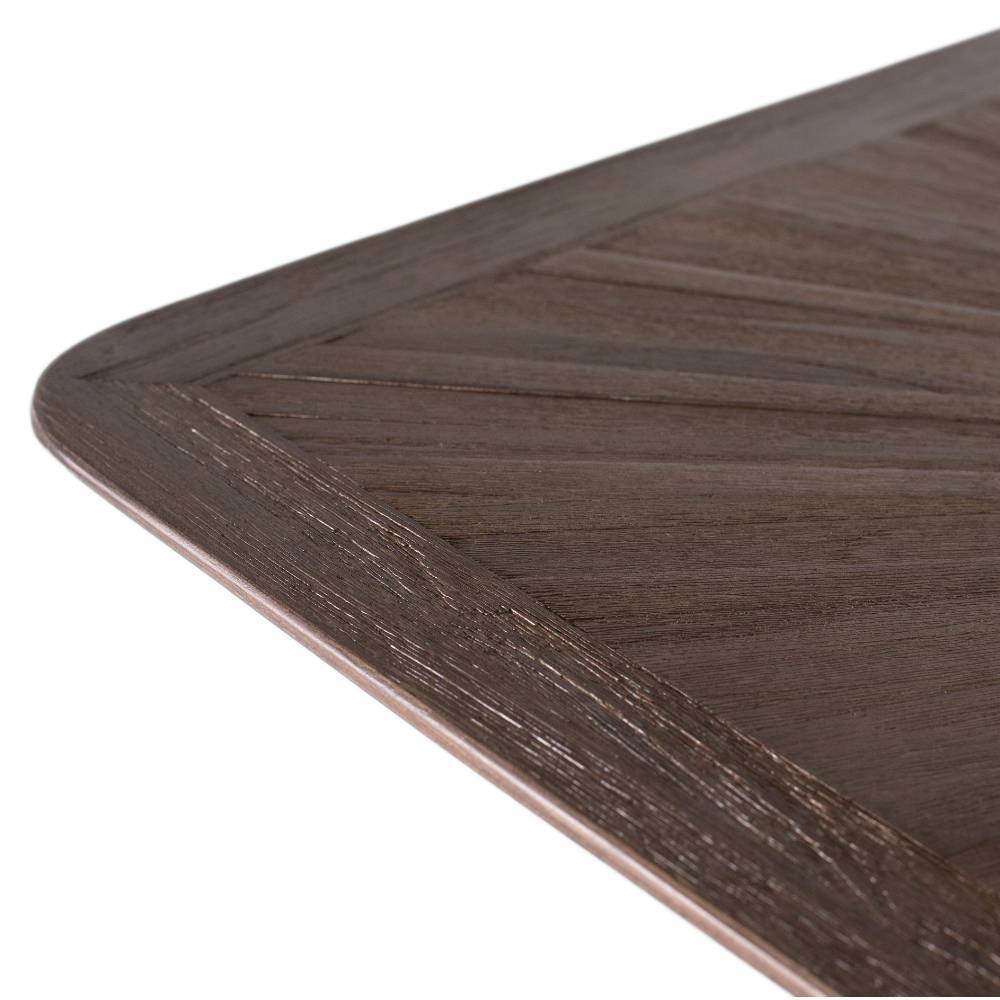 Design-Esstisch aus Teak Recyclingholz - Seventy