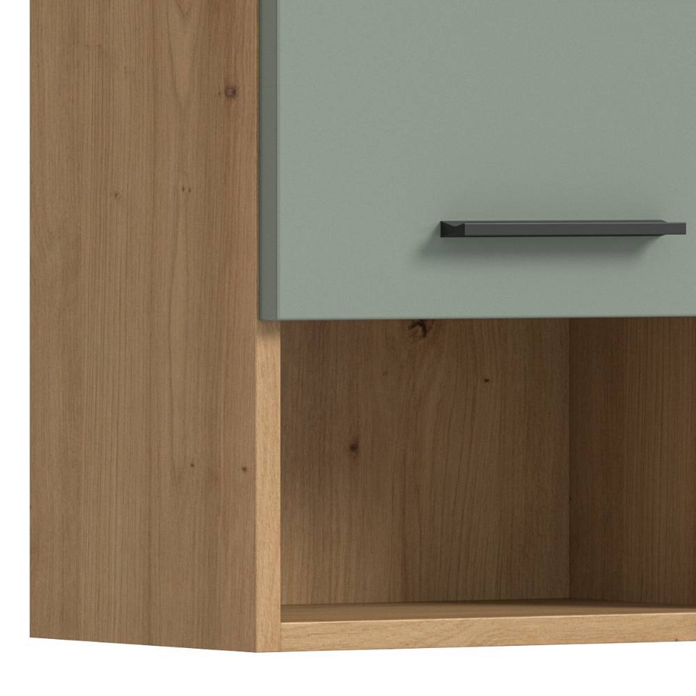 1-türiger Bad-Hängeschrank in Salbei - Tamdato