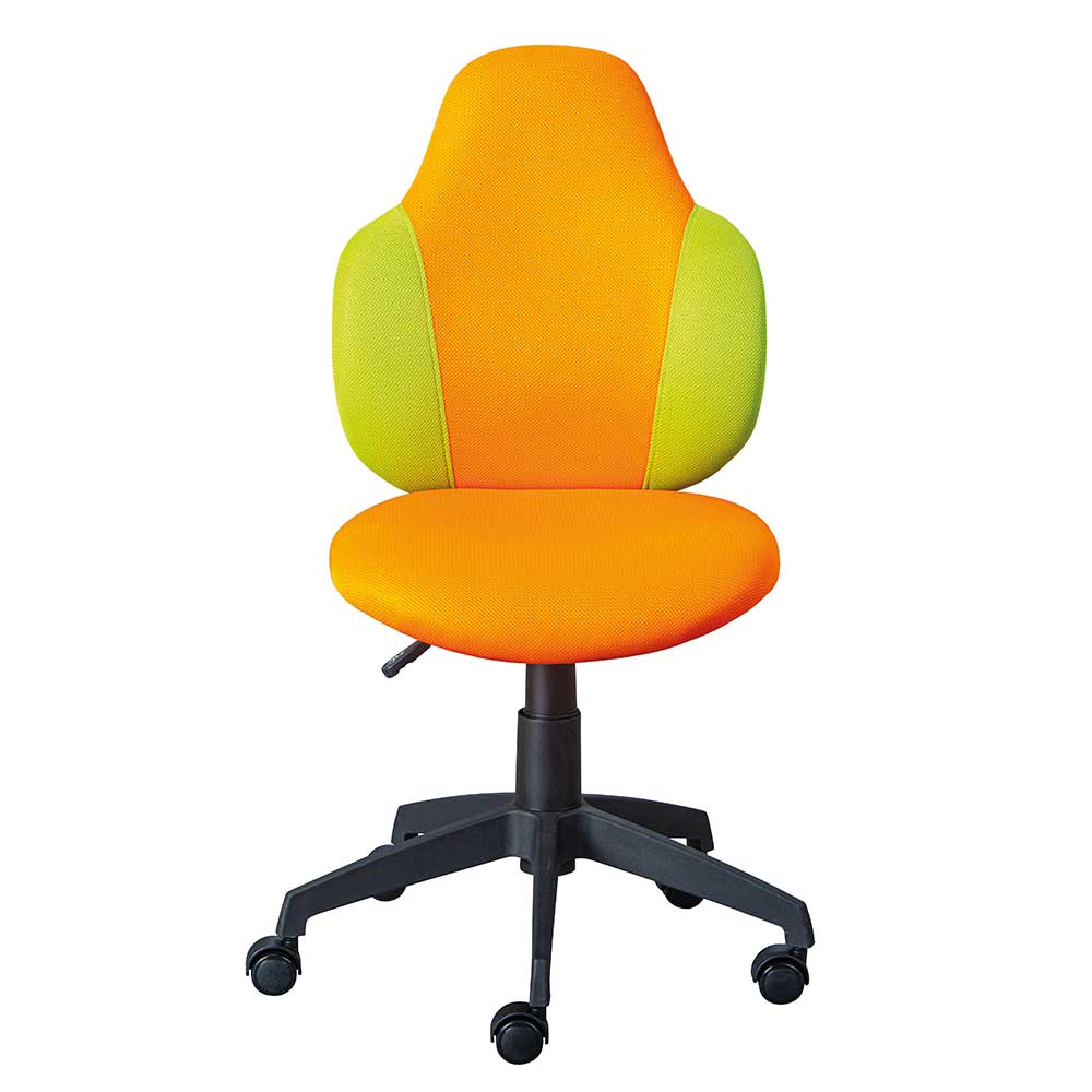 Kinder Schreibtischstuhl in Orange & Hellgrün - Humitas