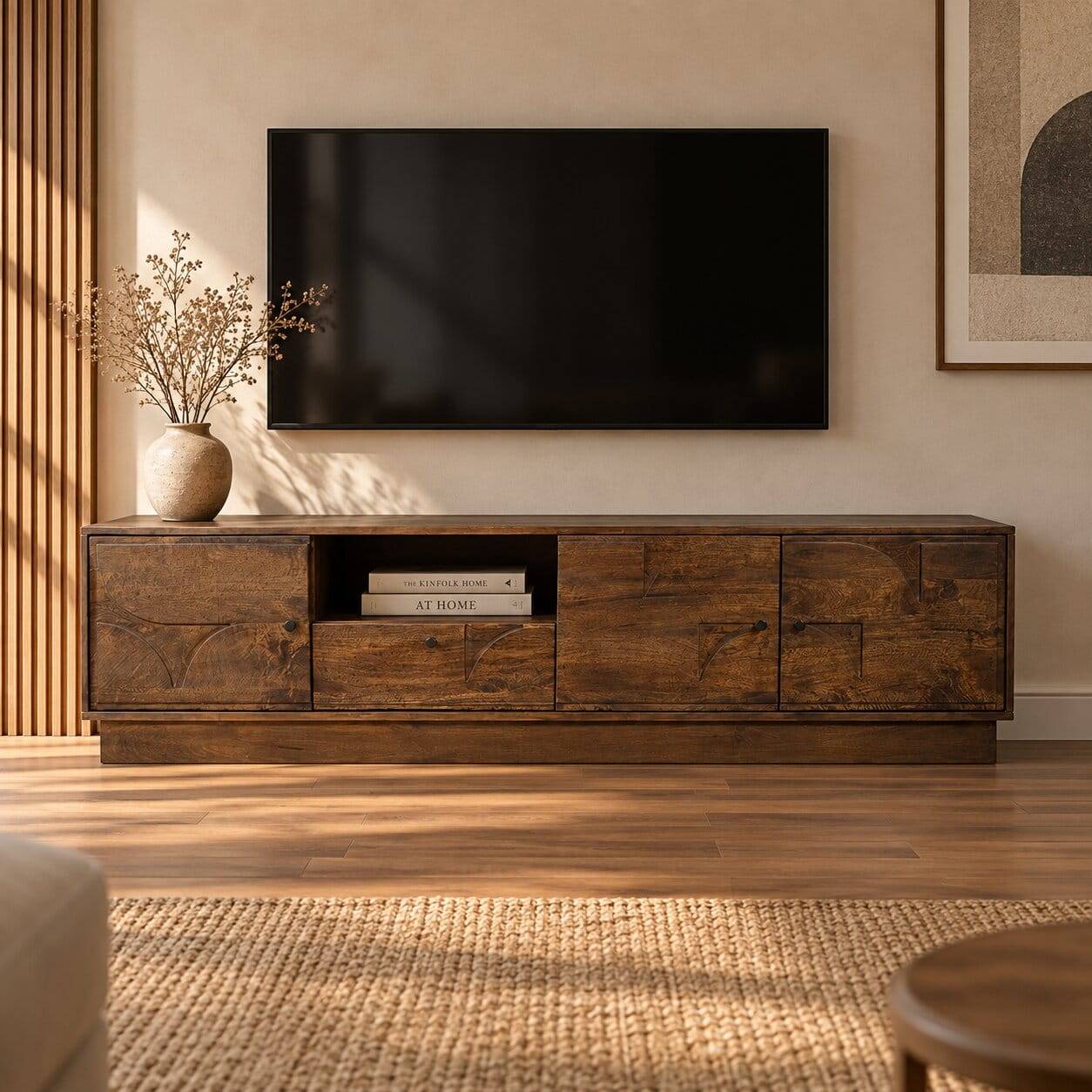 TV Lowboard in Walnussbraun - Albert