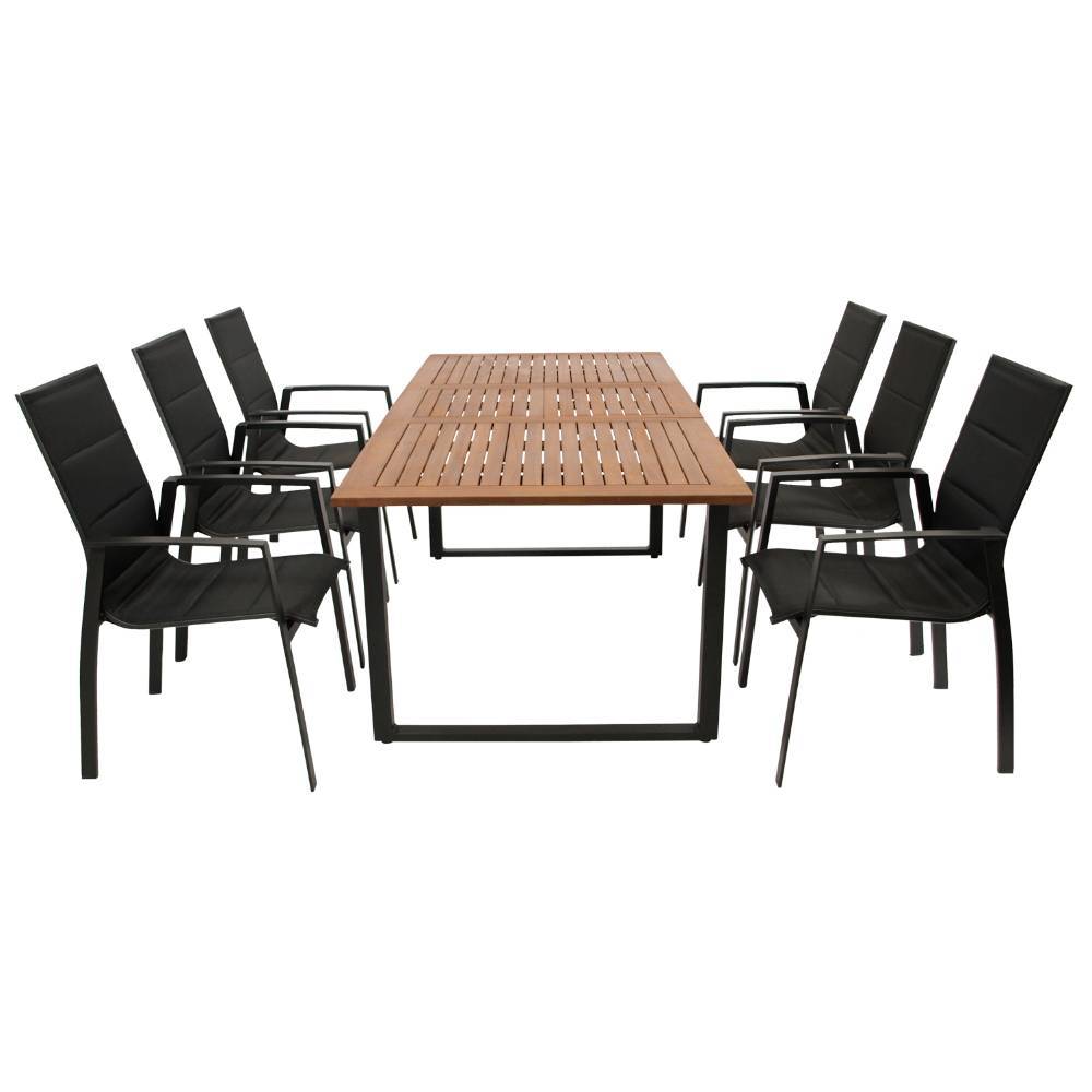 6-Personen-Outdoor-Tischgruppe modern - Proof (siebenteilig)