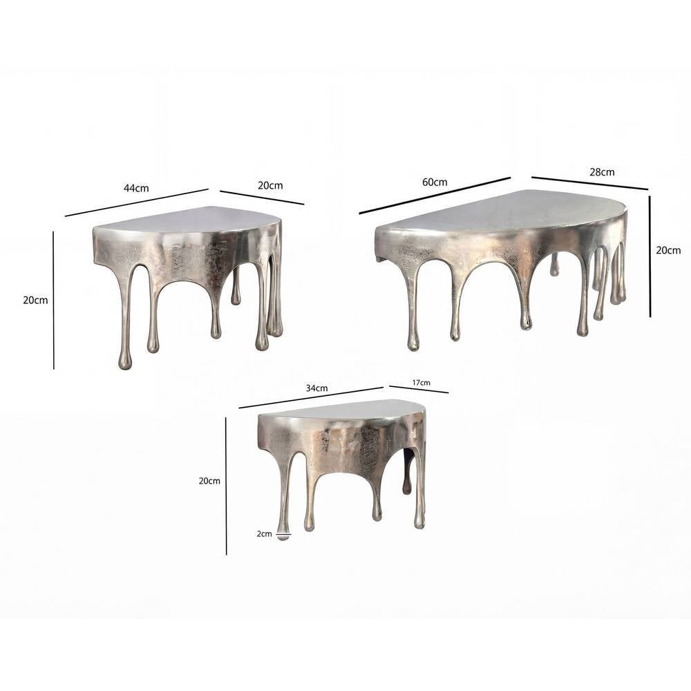 Wandboard Trio Comta in geschmolzener Optik mit allen Maßen und Größen – Comta
