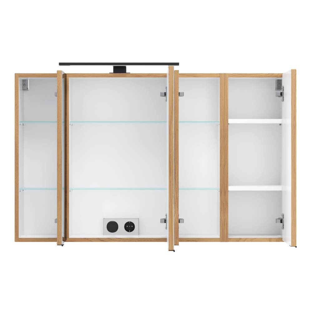 Badezimmer Spiegelschrank in Wildeichefarben - Jawa